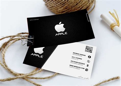 apple business card